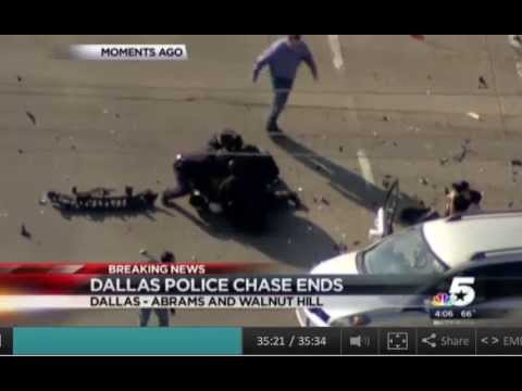 Dallas car chase that has a “don’t mess with Texas” ending