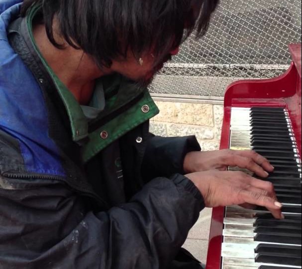 Homeless pianiste