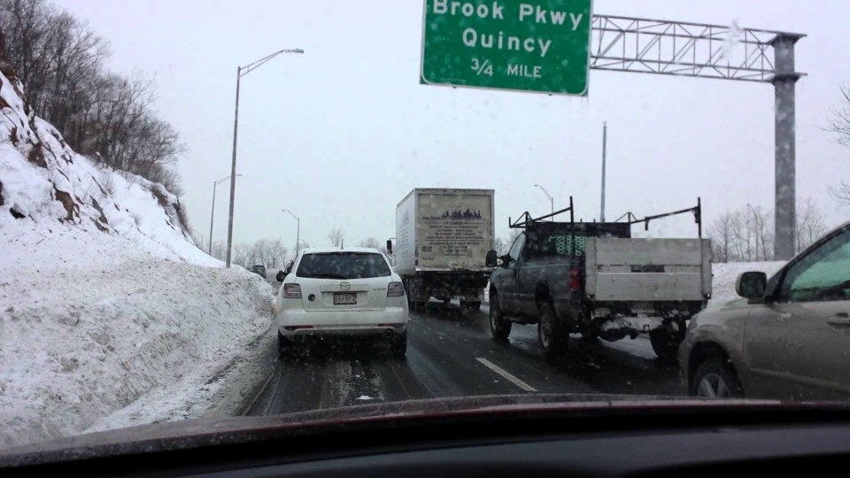 Just Your Average Boston Morning Commute During Snowpocalypse