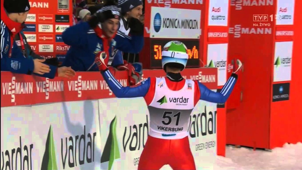 World ski jumping record was beaten again today