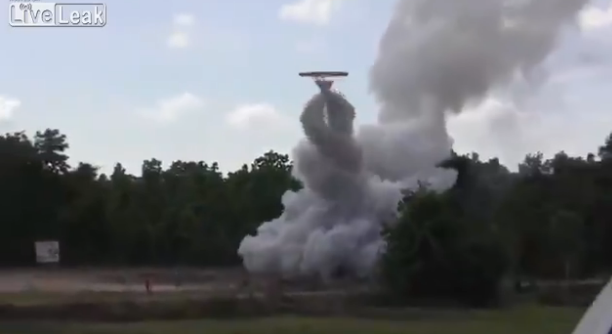 Thailand tests new rocket for space.