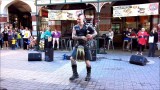 Amazing Flame-throwing Bagpiper