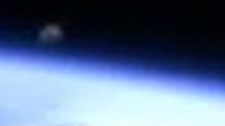 Grey Object seen in space captured by NASA HD cam