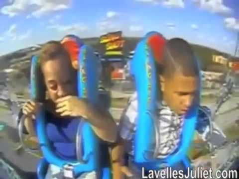 Guy Passes Out On Slingshot Ride!