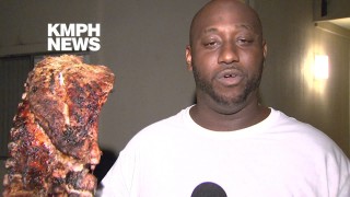 Man saves his BBQ ribs from an apartment fire