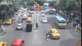 Taxi Driver Hits Pedestrian Then Drives Off